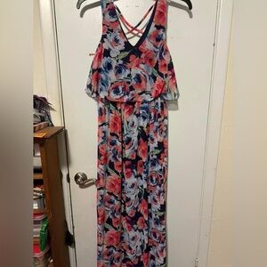 Floral dress size Large